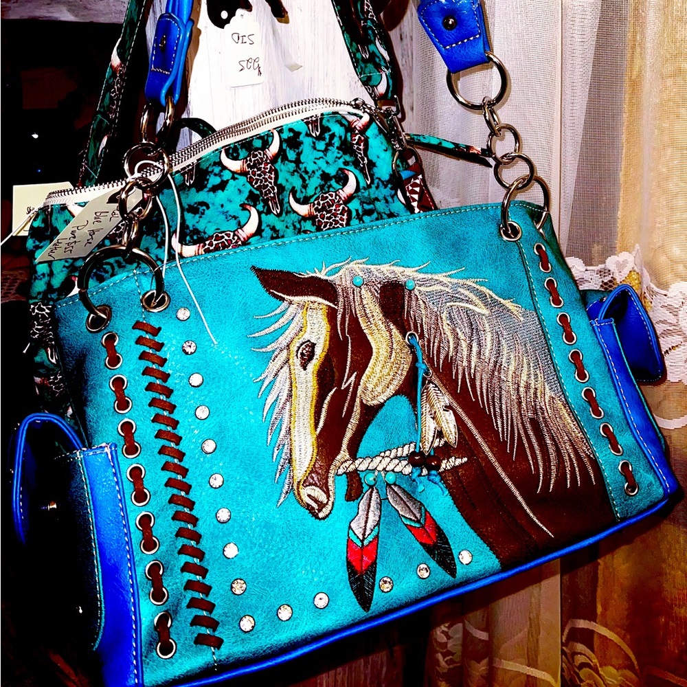 Western Purse also holds carry multiple pockets